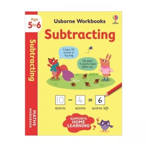 ★어스본★Usborne Workbooks Subtracting 5-6 (Paperback, UK)