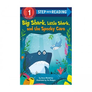 Step into Reading 1 : Big Shark, Little Shark, and the Spooky Cave (Paperback)