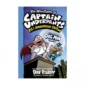 빤스맨(컬러판) : The Adventures of Captain Underpants (25 1/2 Anniversary Edition)(Hardcover)