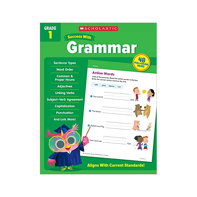 Scholastic Success With Grammar Grade 1 Workbook (Paperback, 미국판)
