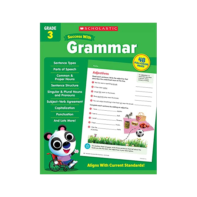 Scholastic Success With Grammar Grade 3 Workbook (Paperback, 미국판)