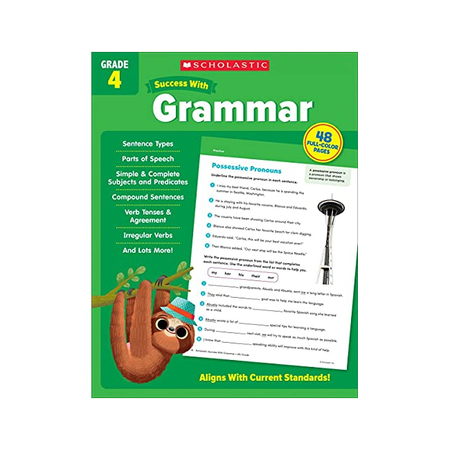 Scholastic Success With Grammar Grade 4 Workbook