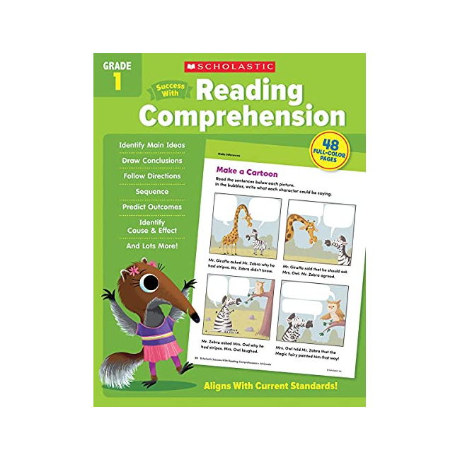 Scholastic Success With Reading Comprehension Grade 1 Workbook