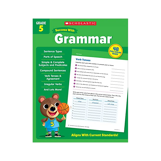 Scholastic Success With Grammar Grade 5 Workbook (Paperback, 미국판)