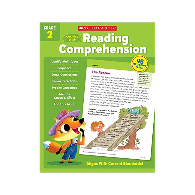 Scholastic Success With Reading Comprehension Grade 2 Workbook (Paperback, 미국판)