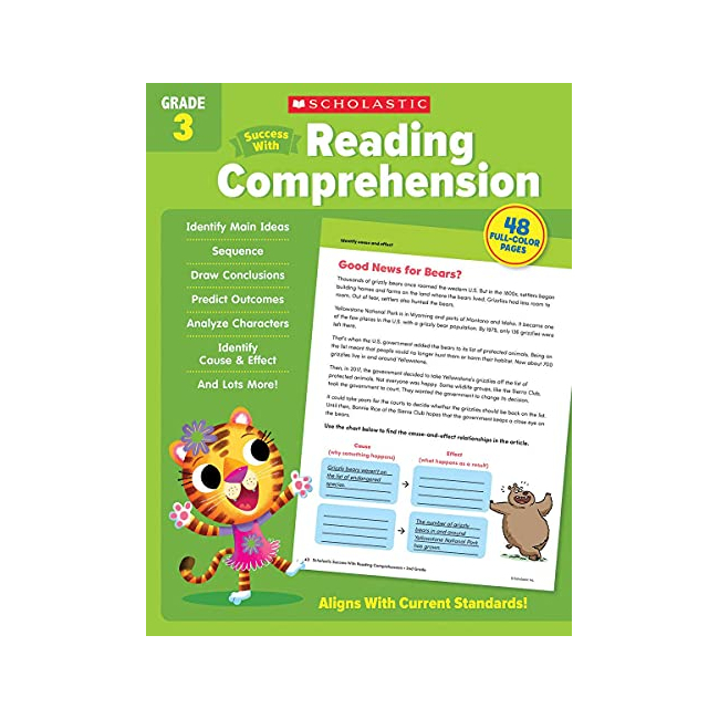 Scholastic Success With Reading Comprehension Grade 3 Workbook