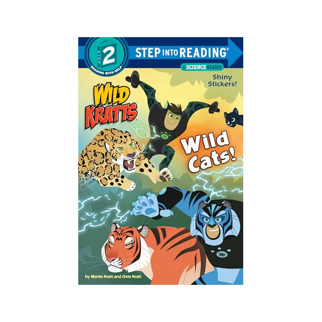 Step into Reading 2 : Wild Kratts : Wild Cats! (Paperback, ̱)